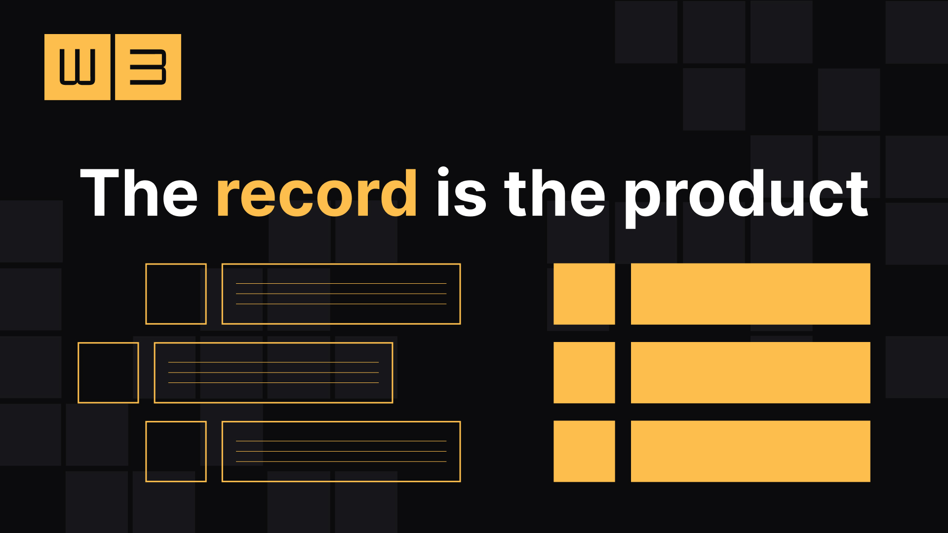 The Record is The Product